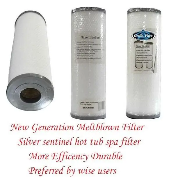 Chinese hot tub spa meltblown filter 335mm long x 125mm diameter x 55mm hole Fit most chinese spa & us Arctic spa
Chinese hot tub spa meltblown filter 335mm long x 125mm diameter x 55mm hole Fit most chinese spa & us Arctic spa