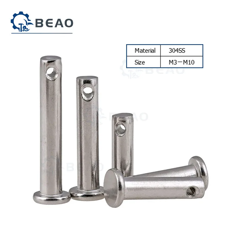 2/8PCS M3 M4 M5 M6 M8 M10 304 Stainless Steel Shaft Flat Head With Hole Cylindrical Pin Positioning Pin
2/8PCS M3 M4 M5 M6 M8 M10 304 Stainless Steel Shaft Flat Head With Hole Cylindrical Pin Positioning Pin