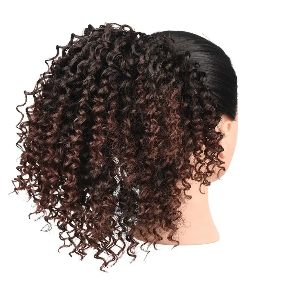 Warp Ponytail Hair Bun Synthetic ClipIn Hair Extension Afro Kinky Curly Instant Drawstring Ponytail African American 12inch 135g
Warp Ponytail Hair Bun Synthetic ClipIn Hair Extension Afro Kinky Curly Instant Drawstring Ponytail African American 12inch 135g