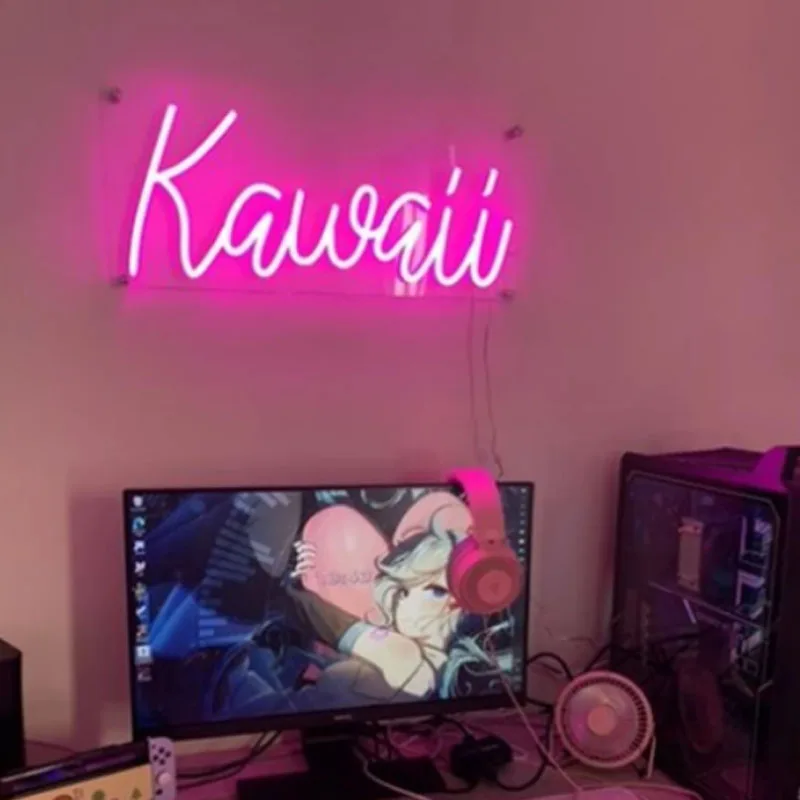 Custom Kawaii Neon Sign 10kv Wall Lights Party Wedding Shop Window Restaurant Birthday Decoration Real Glass tube Aesthetic Room
Custom Kawaii Neon Sign 10kv Wall Lights Party Wedding Shop Window Restaurant Birthday Decoration Real Glass tube Aesthetic Room