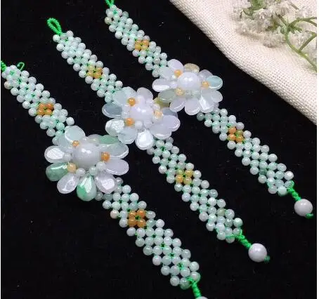 Natural Emerald jade Sunflower Bracelets Jade Beads Charm Jewellery Fashion Hand-Carved Man Woman Luck Amulet
Natural Emerald jade Sunflower Bracelets Jade Beads Charm Jewellery Fashion Hand-Carved Man Woman Luck Amulet