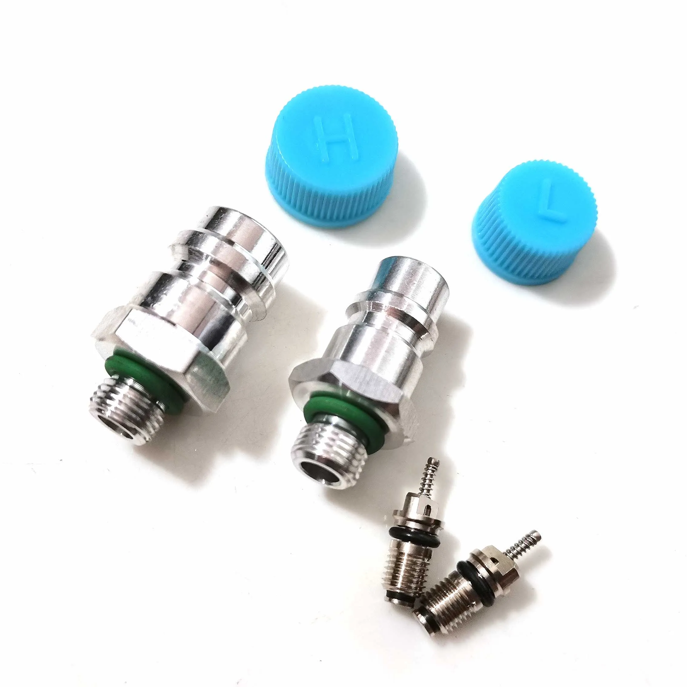 R134a High And Low Pressure Refueling Nozzle For Auto A/C Pipe Fluoride Joint SD508 Compressor Valve Core Valve
R134a High And Low Pressure Refueling Nozzle For Auto A/C Pipe Fluoride Joint SD508 Compressor Valve Core Valve