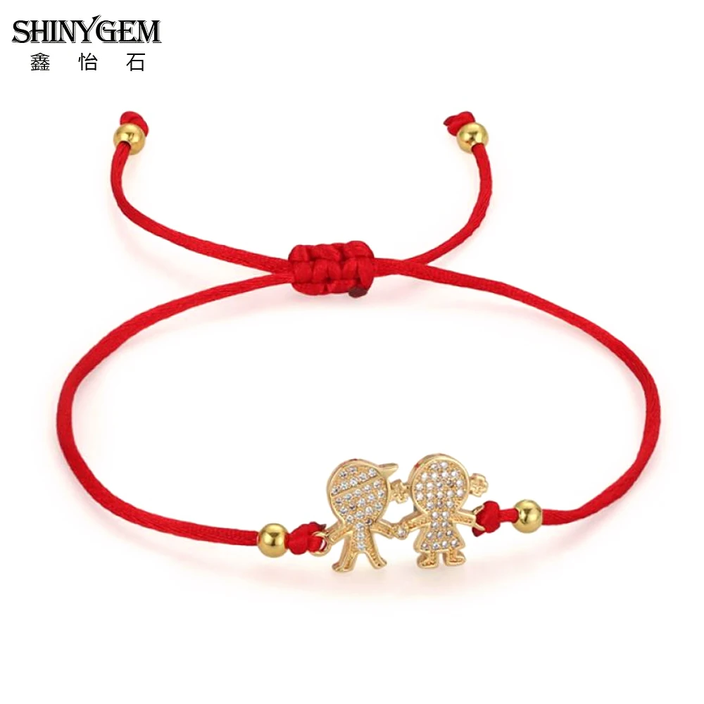 ShinyGem Lucky Handmade Braid Red String Adjustable Bracelets Gold/Silver Plated Inlay Zircon Boy/Girl Charm Bracelets For Women
ShinyGem Lucky Handmade Braid Red String Adjustable Bracelets Gold/Silver Plated Inlay Zircon Boy/Girl Charm Bracelets For Women