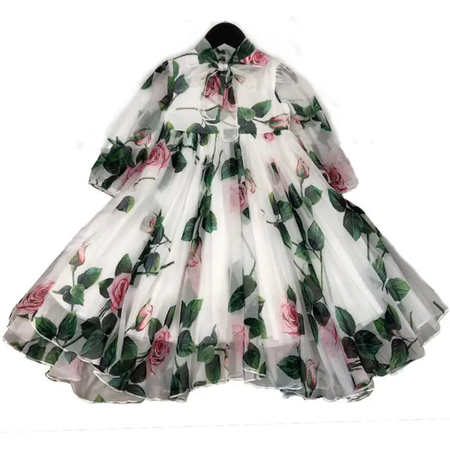 Princess Floral Silk 3D Dress Kid Baby Girl Birthday Party Princess Wedding Cosplay Rose Flower Chidlren Dress
Princess Floral Silk 3D Dress Kid Baby Girl Birthday Party Princess Wedding Cosplay Rose Flower Chidlren Dress