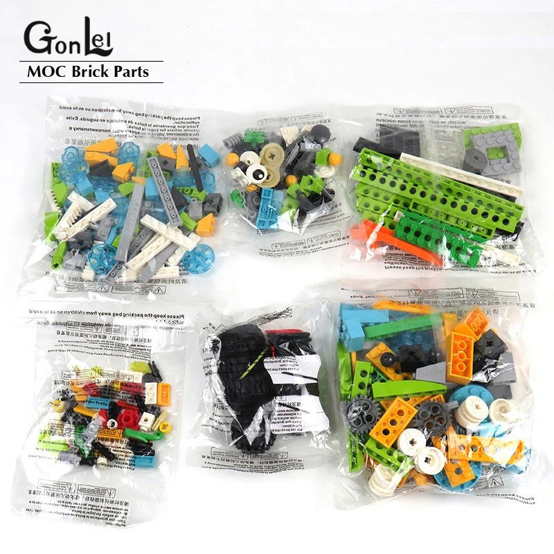 276Pcs/Bag MOC Building Blocks Bricks Technical Beams Gears Axle and Connectors Parts Kit for 45300 We-Do 2.0 Core Set DIY Toys
276Pcs/Bag MOC Building Blocks Bricks Technical Beams Gears Axle and Connectors Parts Kit for 45300 We-Do 2.0 Core Set DIY Toys