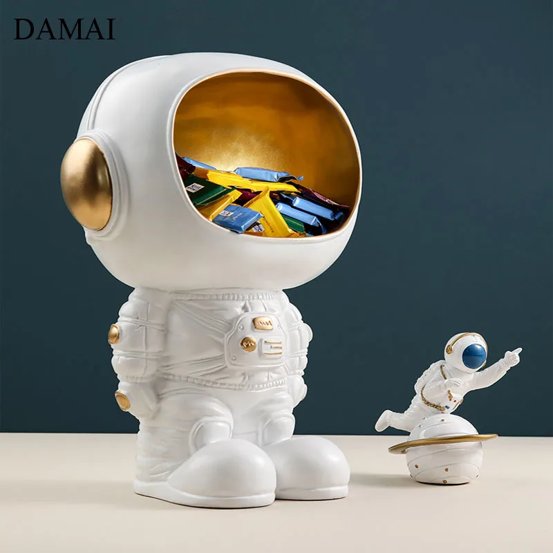 Nordic Modern Astronaut Figurine Spaceman Decorative Candy Snacks Jar Living Room Desktop Storage Ornaments Home Decoration
Nordic Modern Astronaut Figurine Spaceman Decorative Candy Snacks Jar Living Room Desktop Storage Ornaments Home Decoration