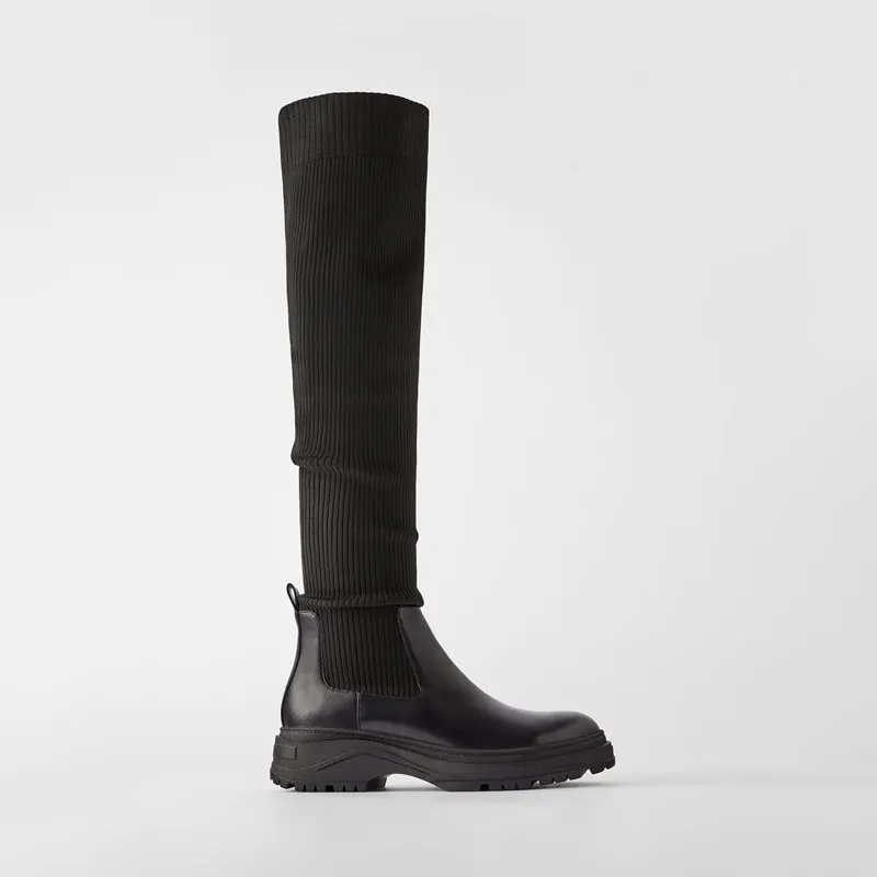 2021 Winter Over The Knee Boots Women's Net Red Socks Boots Thick-soled High-tube Genuine Leather Skinny Long Boots Tide Shoes
2021 Winter Over The Knee Boots Women's Net Red Socks Boots Thick-soled High-tube Genuine Leather Skinny Long Boots Tide Shoes