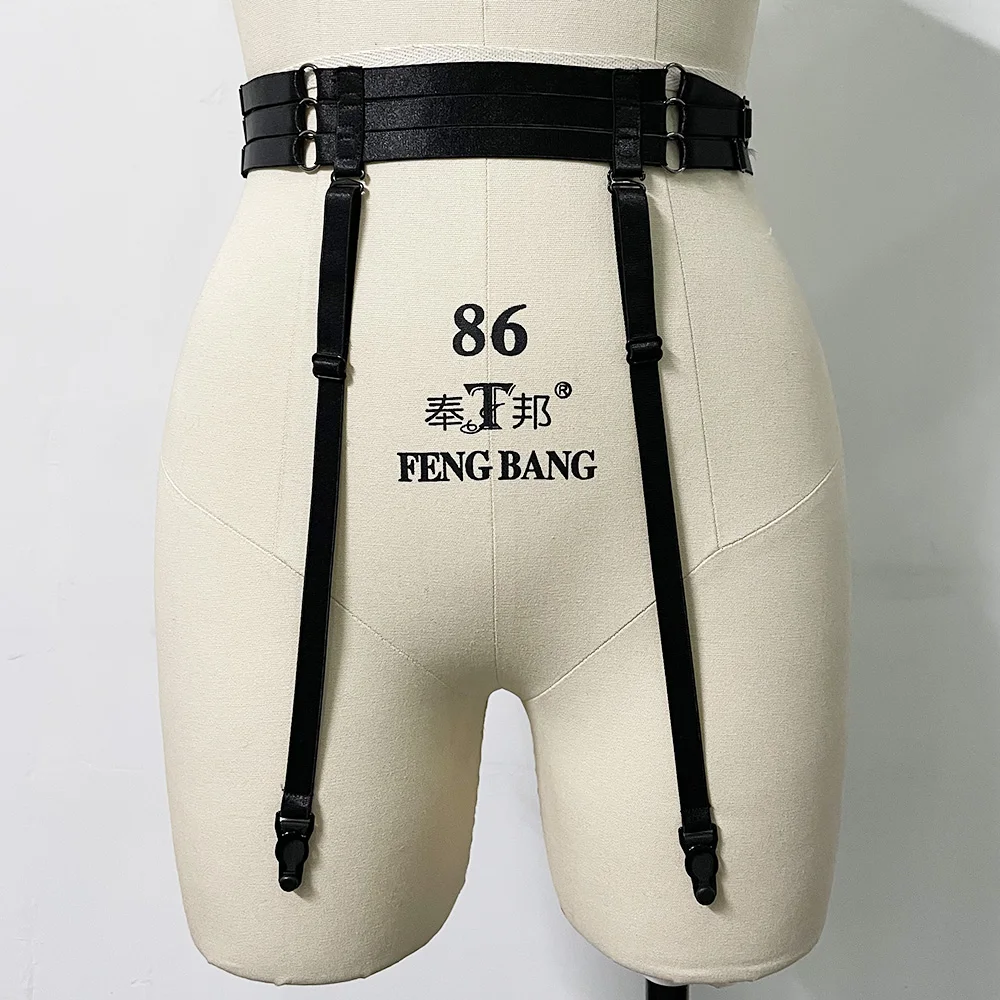 Black Stockings Adjustable Garter Belt Women Pole Dance Sexy Lingerie Goth Body Harness Cage Bondage Leg Sexy Suspender Belt
Black Stockings Adjustable Garter Belt Women Pole Dance Sexy Lingerie Goth Body Harness Cage Bondage Leg Sexy Suspender Belt