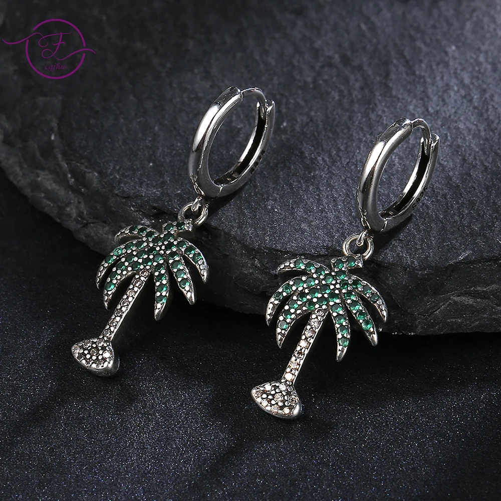 Sterling Silver 925 Drop Earrings Green Tree Inlaid Zircon Fine Jewelry Accessories for Women Fashion Party Earrings Gift
Sterling Silver 925 Drop Earrings Green Tree Inlaid Zircon Fine Jewelry Accessories for Women Fashion Party Earrings Gift