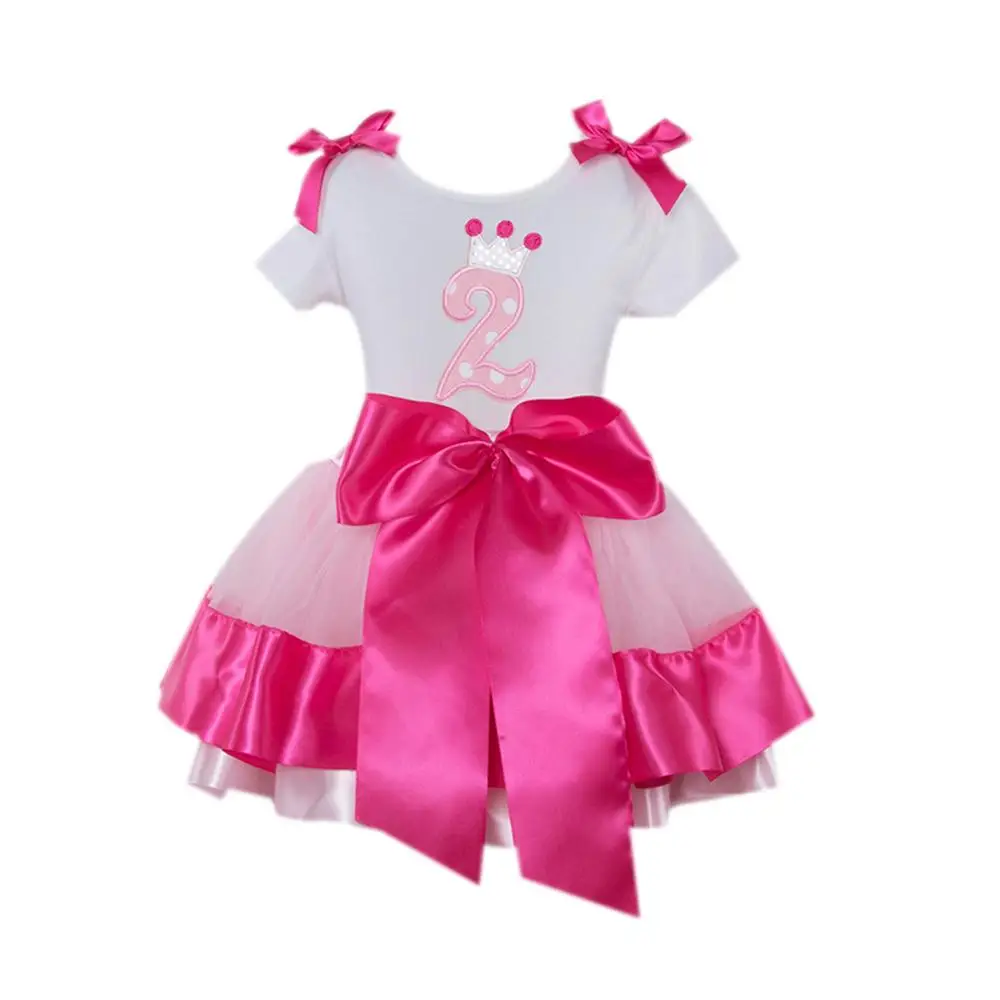 2PCs/Set Short Sleeve Number 2 Crown T-Shirt Tutu Skirt Baby Girl Little Kids Birthday Party Clothes Princess Costume Dresses
2PCs/Set Short Sleeve Number 2 Crown T-Shirt Tutu Skirt Baby Girl Little Kids Birthday Party Clothes Princess Costume Dresses