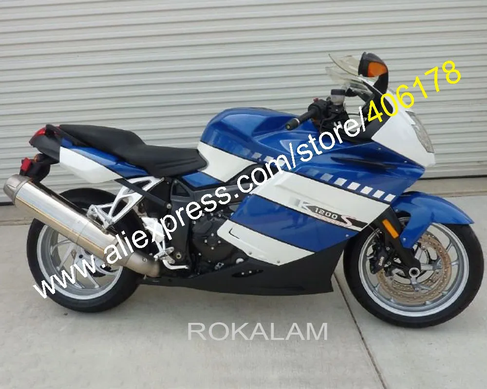 Blue White Black Body Kit For BMW 05 06 07 08 K1200S 2005-2008 K 1200S K1200 S ABS Aftermarket Motorcycle Fairing Kit
Blue White Black Body Kit For BMW 05 06 07 08 K1200S 2005-2008 K 1200S K1200 S ABS Aftermarket Motorcycle Fairing Kit