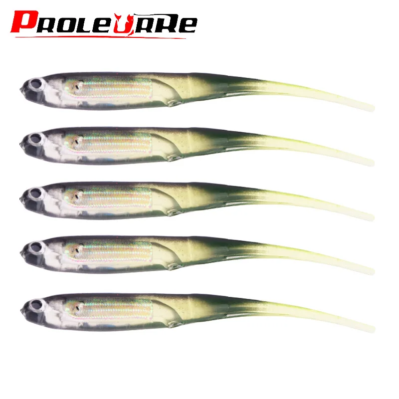 5pcs Mixed Colors Laser Wobblers Soft Lures 10cm 3g Easy Shiner Jig Swimbait Artificial Silicone Bait Carp Bass Fishing Tackle
5pcs Mixed Colors Laser Wobblers Soft Lures 10cm 3g Easy Shiner Jig Swimbait Artificial Silicone Bait Carp Bass Fishing Tackle