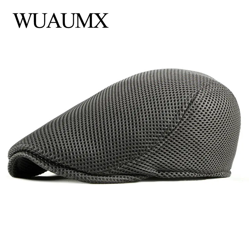 Summer Berets Hat Breathable Plain Mesh Peaked Flat Ivy Cap Duckbill Hat Men Women Solid White Black Beret Cap Casual
Summer Berets Hat Breathable Plain Mesh Peaked Flat Ivy Cap Duckbill Hat Men Women Solid White Black Beret Cap Casual