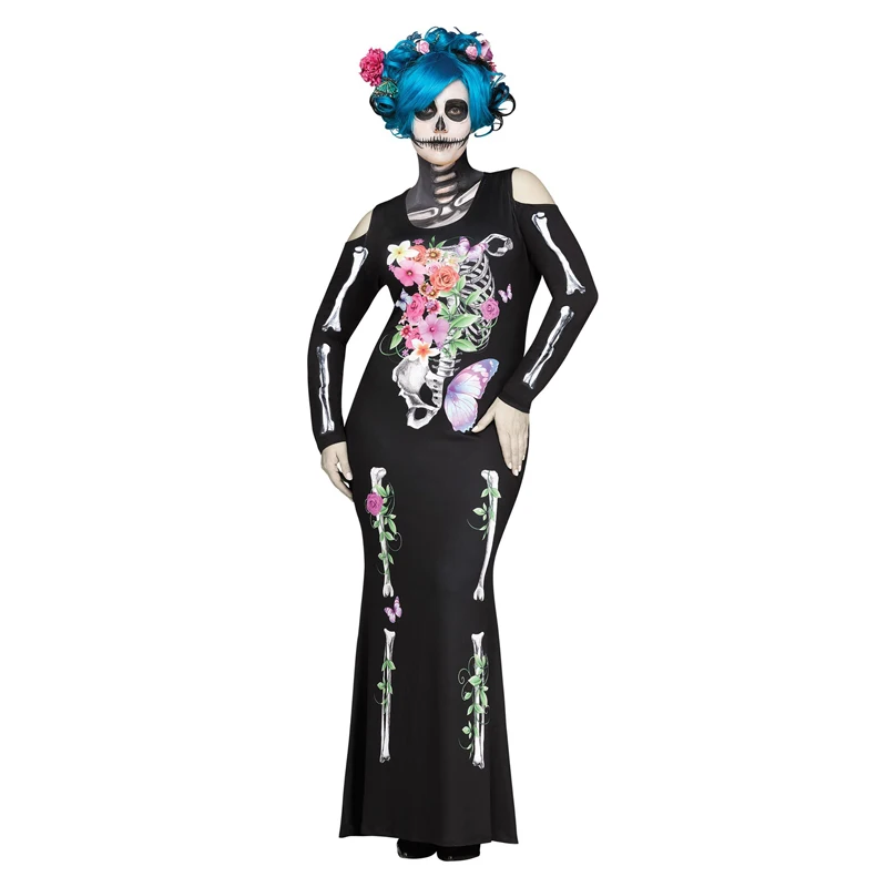 Snailify Womens Plus Size Beautiful Bones Costume Skeleton Long Fancy Dress Halloween Costume For Adult
Snailify Womens Plus Size Beautiful Bones Costume Skeleton Long Fancy Dress Halloween Costume For Adult