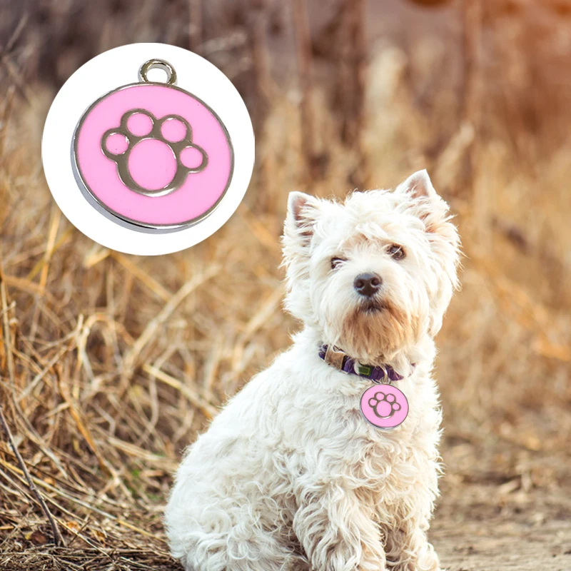 Cute Custom Dog Tag Creative Dog Paw Dog Cat Tag Collar Anti-lost Pet Name Plate Metal Pendant Keychain Pet Accessories
Cute Custom Dog Tag Creative Dog Paw Dog Cat Tag Collar Anti-lost Pet Name Plate Metal Pendant Keychain Pet Accessories