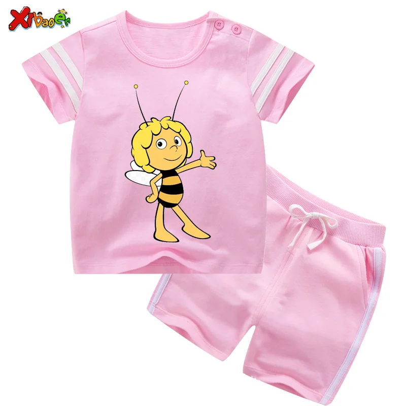 Girls Clothes Sets 2021 Summer Boys Baby Clothing 2Pcs Children Kids Suits Fashion Girl Toddler Suit Bee Striped Sport Cartoon
Girls Clothes Sets 2021 Summer Boys Baby Clothing 2Pcs Children Kids Suits Fashion Girl Toddler Suit Bee Striped Sport Cartoon