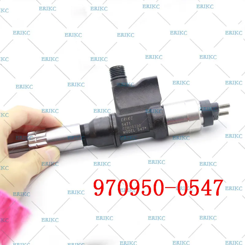 ERIKC 970950-0547 (8981518370) auto diesel engine parts common rail injector assembly 9709500547 for Isuzu N-Series 4HK1 5.2L
ERIKC 970950-0547 (8981518370) auto diesel engine parts common rail injector assembly 9709500547 for Isuzu N-Series 4HK1 5.2L