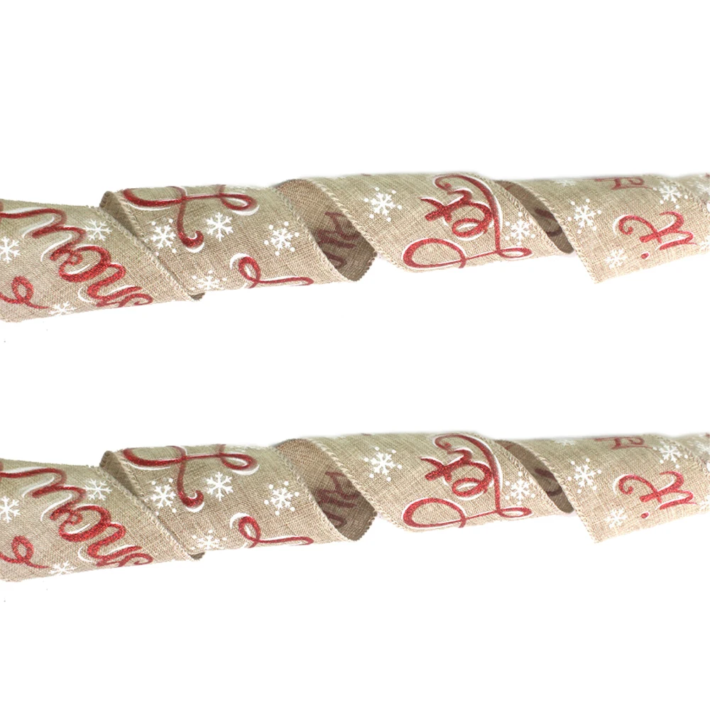 Christmas Ribbon Webbing Wreaths Wrapping Packaging Ribbons Linen 6M DIY Decoration Craft
Christmas Ribbon Webbing Wreaths Wrapping Packaging Ribbons Linen 6M DIY Decoration Craft