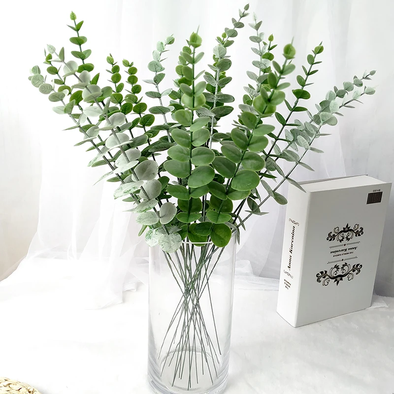 50pc/lot Green Eucalyptus Leaf Artificial Plants Wall Decoration Home Garden Wedding Scene Bridal Bouquet Garlands Road Lead
50pc/lot Green Eucalyptus Leaf Artificial Plants Wall Decoration Home Garden Wedding Scene Bridal Bouquet Garlands Road Lead