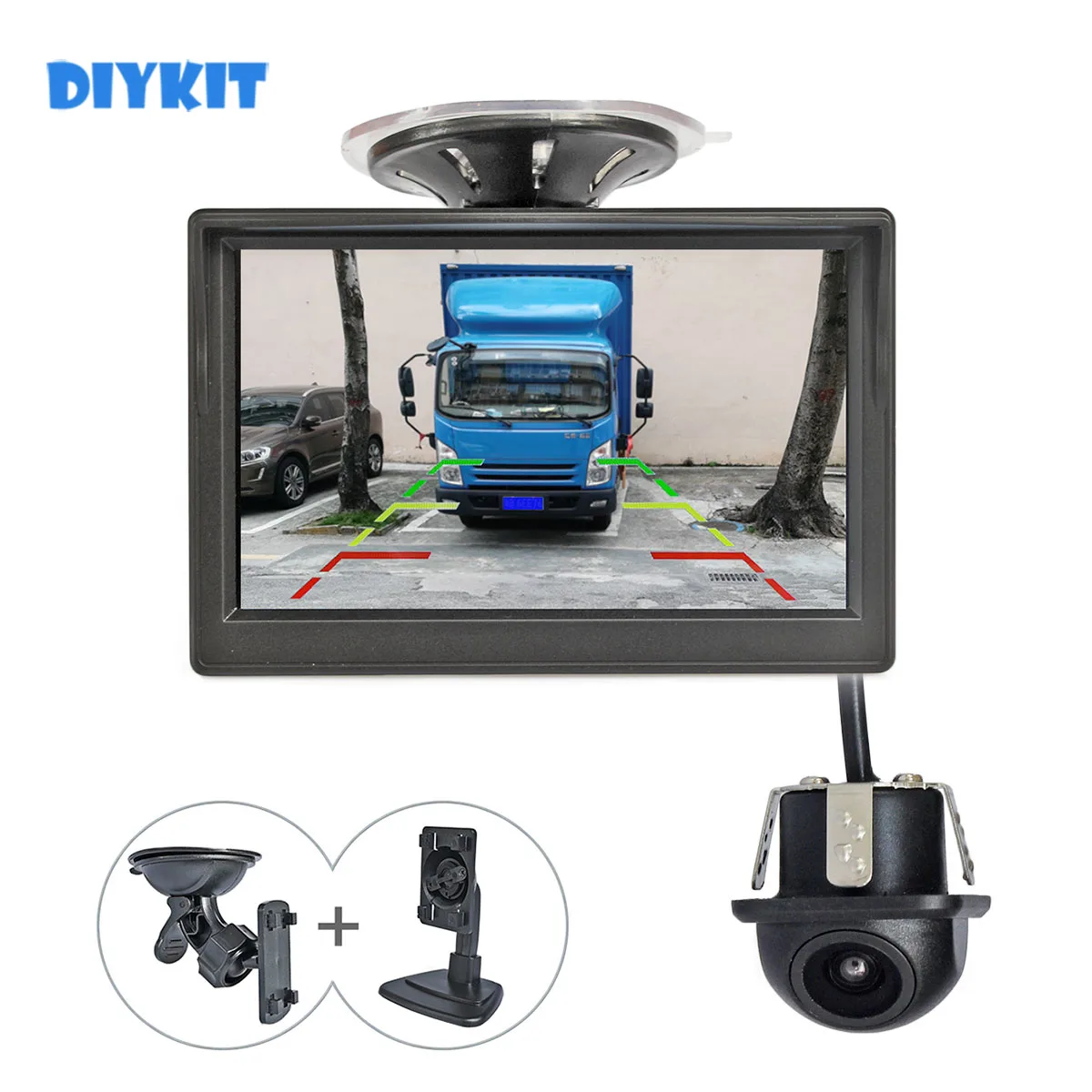 DIYKIT Проводной 5-дюймовый HD ЖК-дисплей Монитор заднего вида Автомобильный монитор Мини-автомобильная камера заднего вида Автомобильная камера с монитором Система заднего вида
DIYKIT Проводной 5-дюймовый HD ЖК-дисплей Монитор заднего вида Автомобильный монитор Мини-автомобильная камера заднего вида Автомобильная камера с монитором Система заднего вида