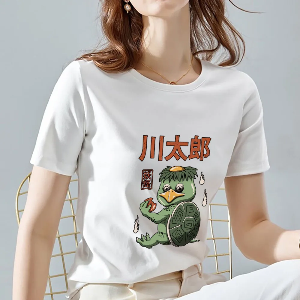 Women's Summer Casual Basic T-shirt Round Neck Slim Cute Monster Print Top Fashion Ladies Commuter Slim Comfortable White Shirt
Women's Summer Casual Basic T-shirt Round Neck Slim Cute Monster Print Top Fashion Ladies Commuter Slim Comfortable White Shirt