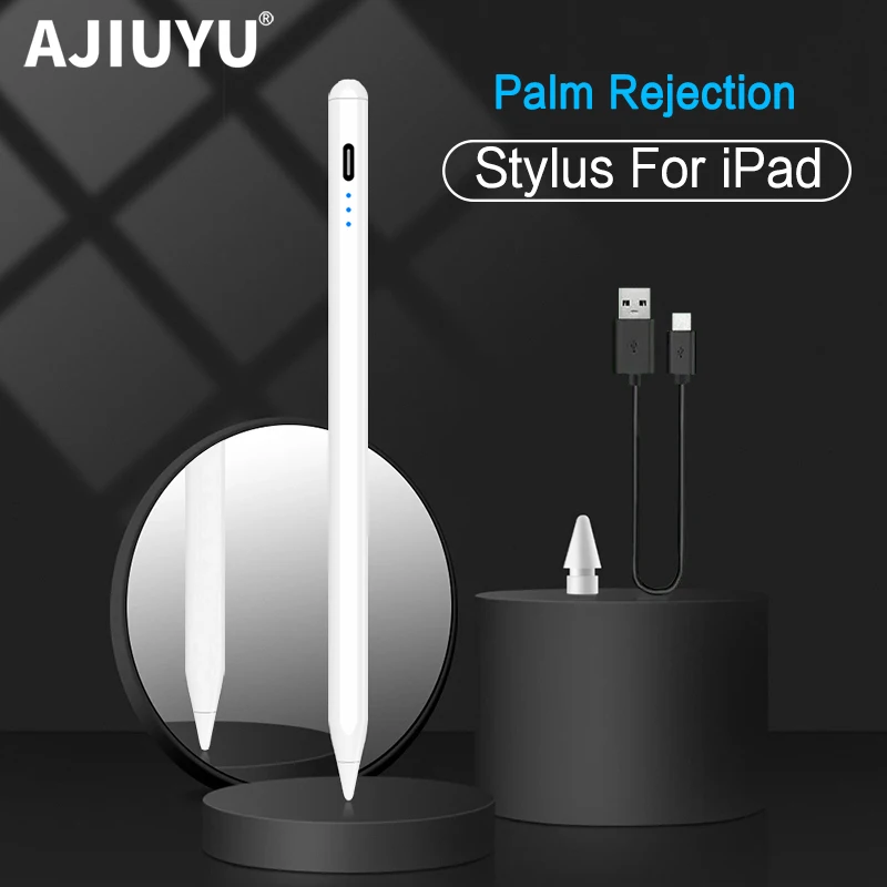 Stylus Pen For Apple iPad Pro 12.9 11 2020 2021 Air 4 9.7 10.5 Palm Rejection Pressure Pen For Apple iPad10.2 2019 Tablet Pencil
Stylus Pen For Apple iPad Pro 12.9 11 2020 2021 Air 4 9.7 10.5 Palm Rejection Pressure Pen For Apple iPad10.2 2019 Tablet Pencil