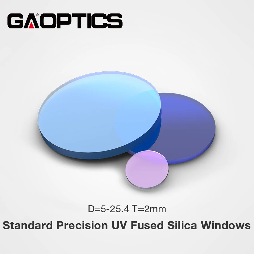 Standard Precision 5mm to 50.8mm Diameter UV Fused Silica Optical Windows Uncoated
Standard Precision 5mm to 50.8mm Diameter UV Fused Silica Optical Windows Uncoated