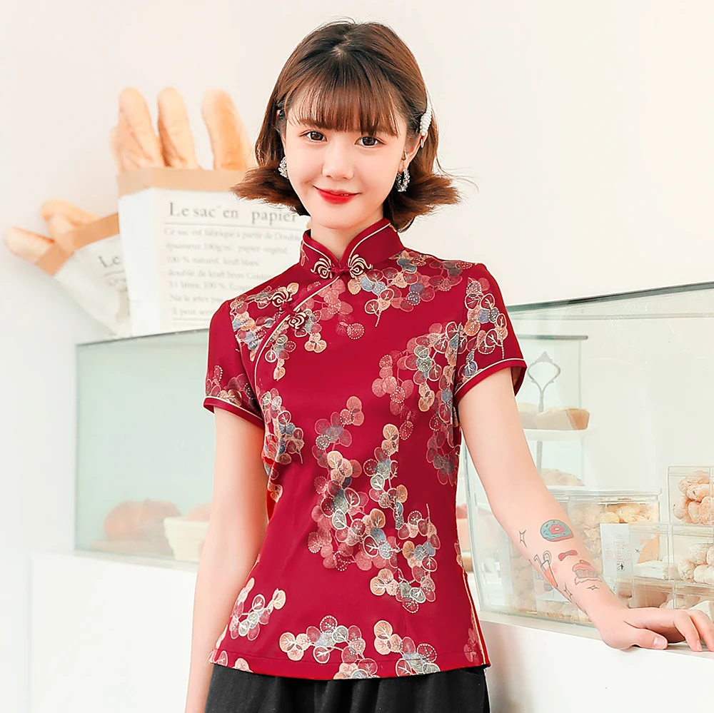 Exquisite Chinese Women Embroidery Shirts Traditional Vintage Button Tang Coat Tops Overcoat Slim Mandarin Collar Blouse 4XL 5XL
Exquisite Chinese Women Embroidery Shirts Traditional Vintage Button Tang Coat Tops Overcoat Slim Mandarin Collar Blouse 4XL 5XL