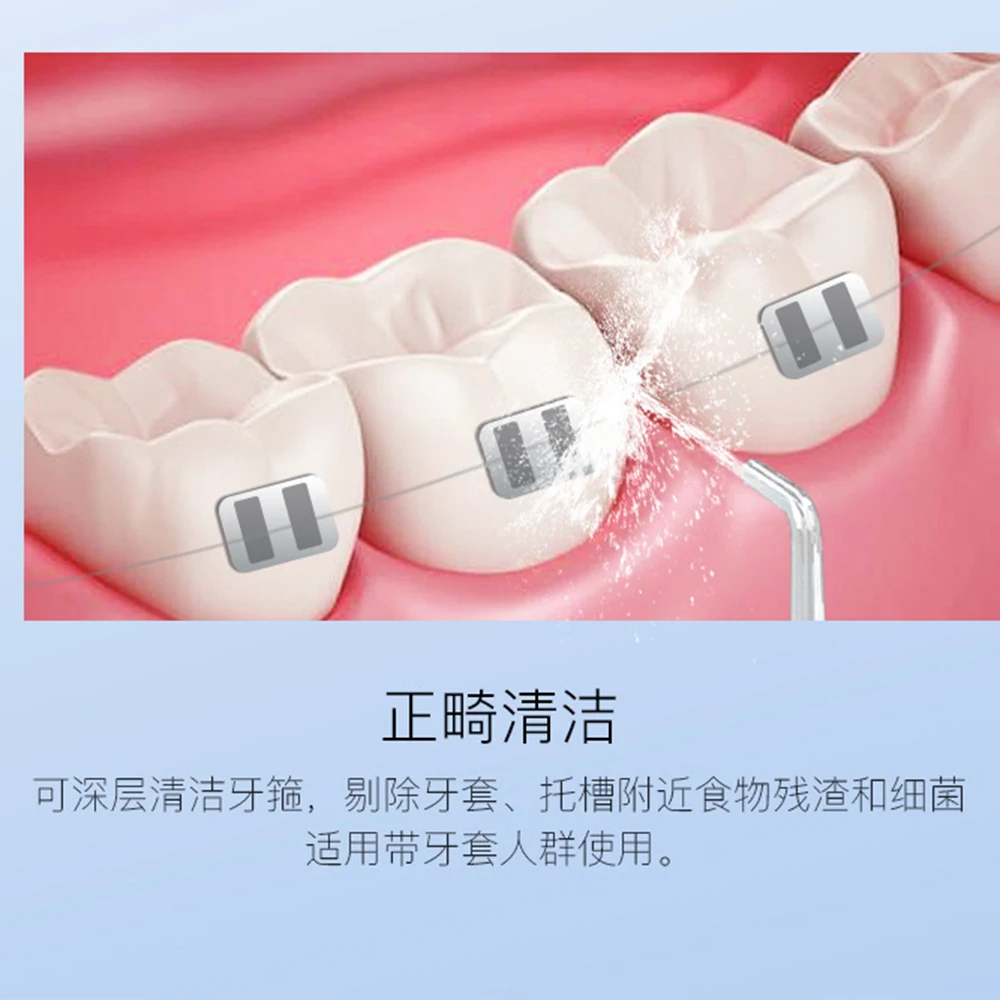 Oral Irrigator With Travel Bag Dental Scaler Waterproof Portable Water Flosser USB Rechargeable Water Jet 200ml Water Tank
Oral Irrigator With Travel Bag Dental Scaler Waterproof Portable Water Flosser USB Rechargeable Water Jet 200ml Water Tank