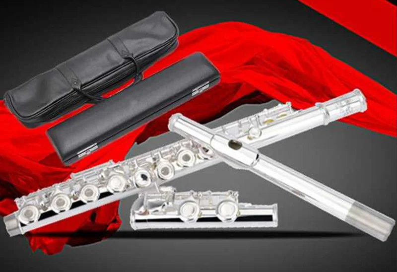 New Flute High quality silver flute 211SL Model musical instrument Flute 16 on C Tuning and E-Key professional free Flute
New Flute High quality silver flute 211SL Model musical instrument Flute 16 on C Tuning and E-Key professional free Flute