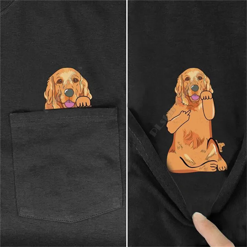 PLstar Cosmos T Shirt summer pocket GOLDEN RETRIEVER printed t-shirt men for women shirts tops funny cotton black tees
PLstar Cosmos T Shirt summer pocket GOLDEN RETRIEVER printed t-shirt men for women shirts tops funny cotton black tees
