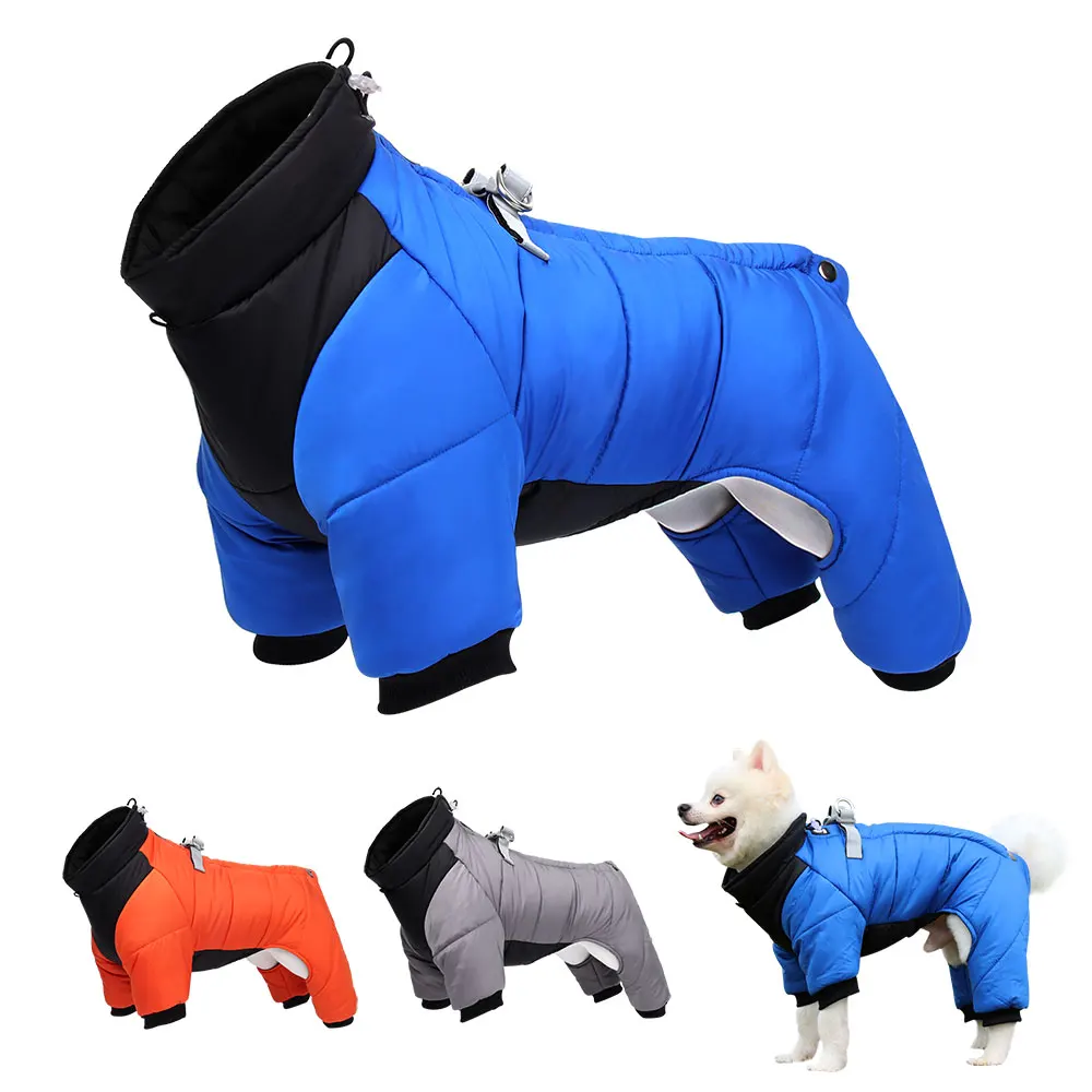 Warm Clothes For Dogs Waterproof Dog Jacket Coat With Harness Reflective Pet Winter Clothing Pug French Bulldog Overall Outfit
Warm Clothes For Dogs Waterproof Dog Jacket Coat With Harness Reflective Pet Winter Clothing Pug French Bulldog Overall Outfit