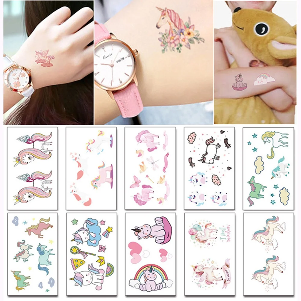 Cartoon Unicorn Tattoo Sticker Kids Rainbow Body Art Temporary Stickers Stationery Kawaii Sticker
Cartoon Unicorn Tattoo Sticker Kids Rainbow Body Art Temporary Stickers Stationery Kawaii Sticker