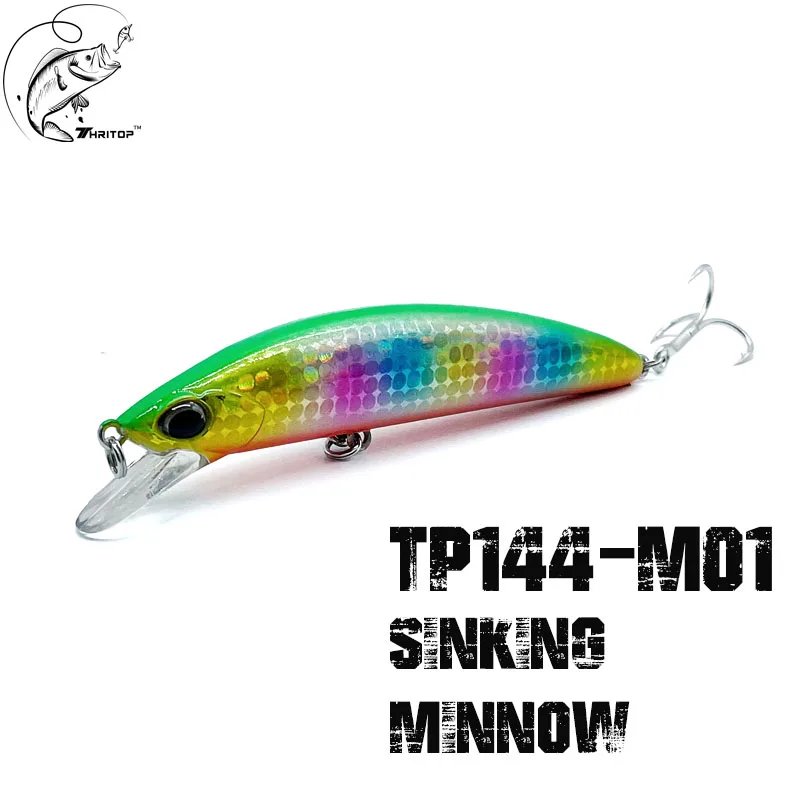 90 мм 28 г Thritop высокое качество Minnow приманки для ловли рыбы, TP144 искусственная приманка на щуку бас опускается на дно Wobbers воблеры
90 мм 28 г Thritop высокое качество Minnow приманки для ловли рыбы, TP144 искусственная приманка на щуку бас опускается на дно Wobbers воблеры