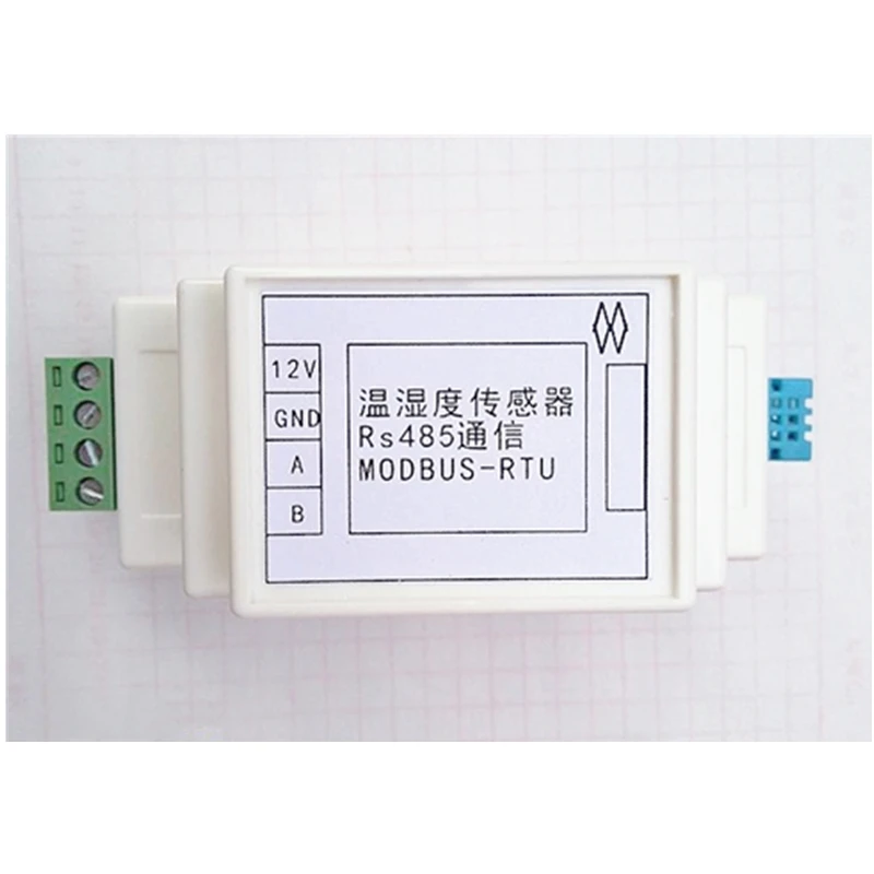 DH11 temperature and humidity sensor RS485 communication/MODBUS-RTU protocol can be carded guide rail
DH11 temperature and humidity sensor RS485 communication/MODBUS-RTU protocol can be carded guide rail