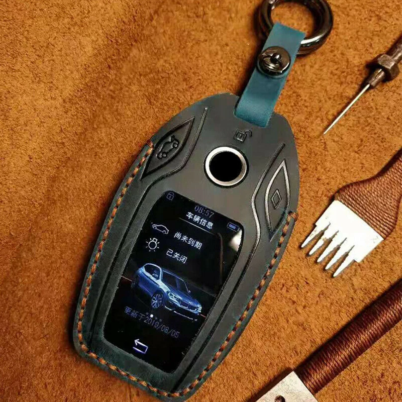 Blue Car Genuine Leather Car LED Display Key Cover Case for BMW 5 7 series G11 G12 G30 G31 G32 i8 I12 I15 G01 X3 G02 X4 G05 X5
Blue Car Genuine Leather Car LED Display Key Cover Case for BMW 5 7 series G11 G12 G30 G31 G32 i8 I12 I15 G01 X3 G02 X4 G05 X5