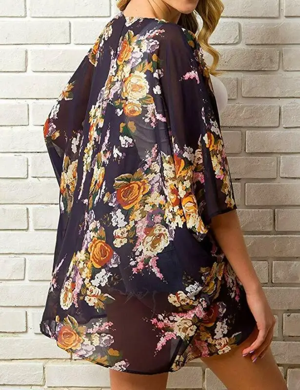 2020 Women Chiffon Floral Kimono Beach Cardigan Bikini Cover Up Swimwear Long Sleeve Summer Female Casual Short Tops 13 Colors
2020 Women Chiffon Floral Kimono Beach Cardigan Bikini Cover Up Swimwear Long Sleeve Summer Female Casual Short Tops 13 Colors