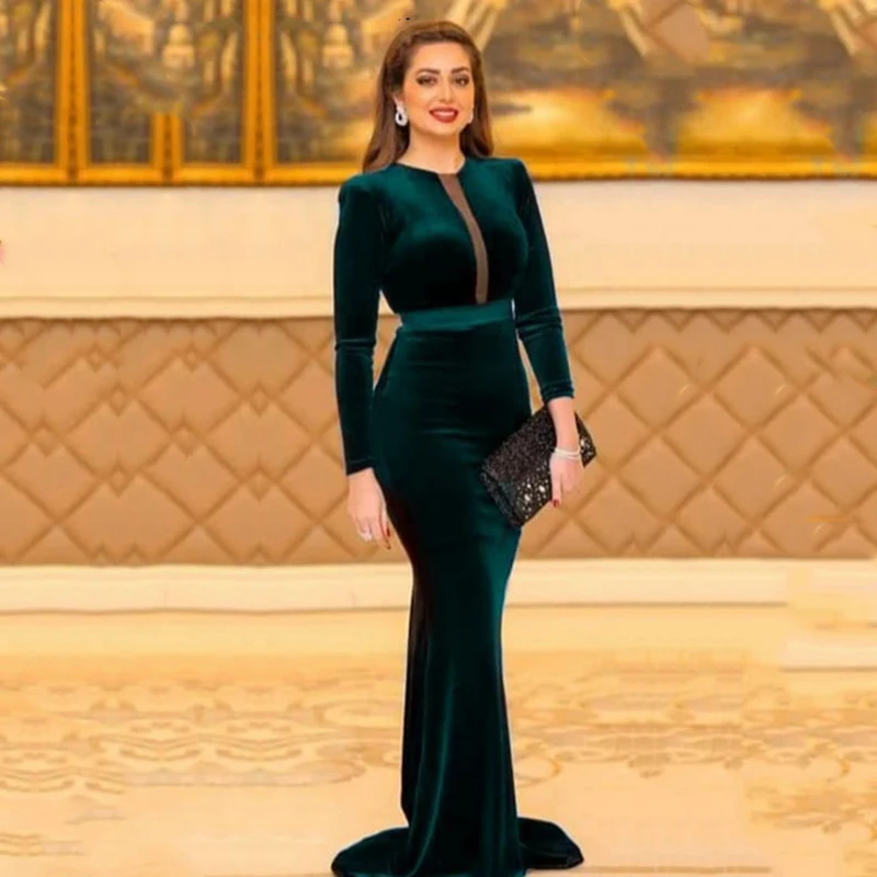 Mermaid/Trumpet Evening Dress Elegant Velour Prom Dress V Neckline Long Sleeveless Floor Length Party Gowns Vintage Formal Gowns
Mermaid/Trumpet Evening Dress Elegant Velour Prom Dress V Neckline Long Sleeveless Floor Length Party Gowns Vintage Formal Gowns