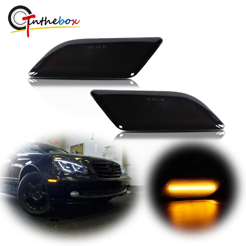 Error Free Canbus White / Amber LED Car Front Side Marker Lights For 2012-2014 Mercedes Benz W204 LCI C250 C300 C350 Sedan/Coupe
Error Free Canbus White / Amber LED Car Front Side Marker Lights For 2012-2014 Mercedes Benz W204 LCI C250 C300 C350 Sedan/Coupe