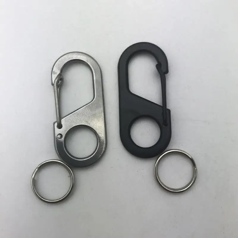 Outdoor Camping Carabiner Keychain Stainless Steel Quick Hook 8-shaped Buckle Metal Keychain Free Key Ring
Outdoor Camping Carabiner Keychain Stainless Steel Quick Hook 8-shaped Buckle Metal Keychain Free Key Ring