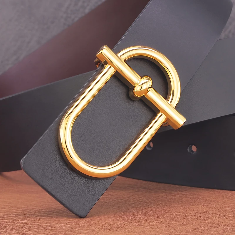 High quality slide buckle belts men luxury famous brand Waist Strap genuine leather Black designer jeans casual Waistband
High quality slide buckle belts men luxury famous brand Waist Strap genuine leather Black designer jeans casual Waistband