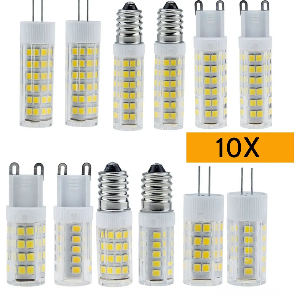 10 шт./лот 5 Вт 6 Вт 7 Вт 9 Вт G4 G9 лампочка E14 SMD 2835 керамическая светодиодная лампочка Замена 45 Вт 60 Вт галогеновые люстры высокое качество
10 шт./лот 5 Вт 6 Вт 7 Вт 9 Вт G4 G9 лампочка E14 SMD 2835 керамическая светодиодная лампочка Замена 45 Вт 60 Вт галогеновые люстры высокое качество