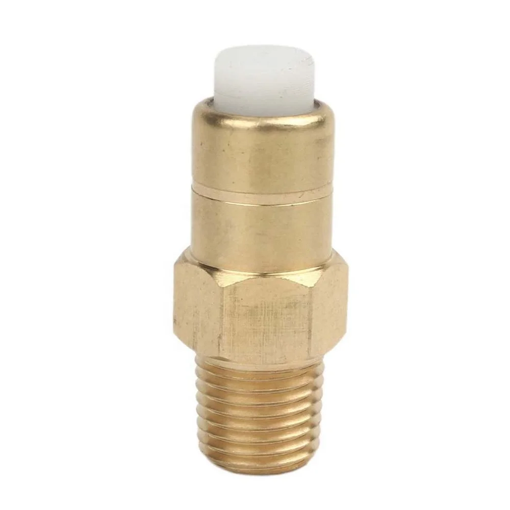 Pressure Washer Brass Thermal Release Valve G1/4" Male Thread Plunger Pump Thermal Relief Valve for Over-thermal Protection
Pressure Washer Brass Thermal Release Valve G1/4" Male Thread Plunger Pump Thermal Relief Valve for Over-thermal Protection