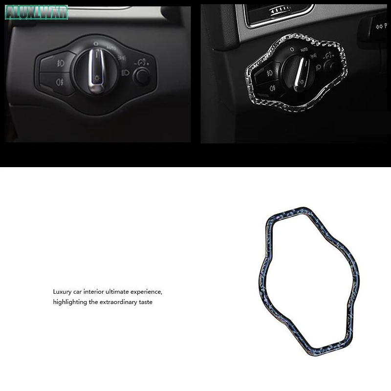 Car Headlight Switch Panel Decorative Frame Cover Strip Interior Molding Trim ABS Carbon Fiber FIT for Audi A4 Q5 A5 2010-2015
Car Headlight Switch Panel Decorative Frame Cover Strip Interior Molding Trim ABS Carbon Fiber FIT for Audi A4 Q5 A5 2010-2015