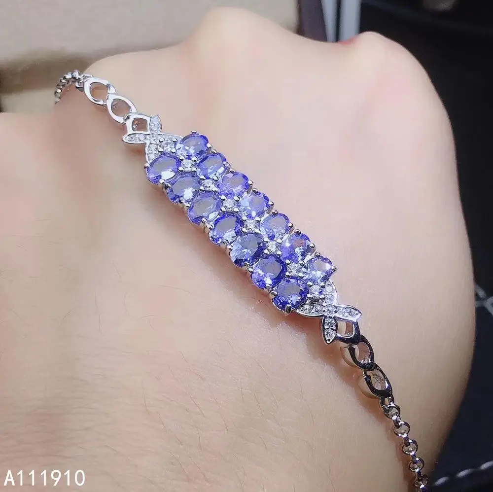 KJJEAXCMY fine jewelry 925 sterling silver inlaid Natural Tanzanite trendy ladies Bracelet support detection fashion
KJJEAXCMY fine jewelry 925 sterling silver inlaid Natural Tanzanite trendy ladies Bracelet support detection fashion