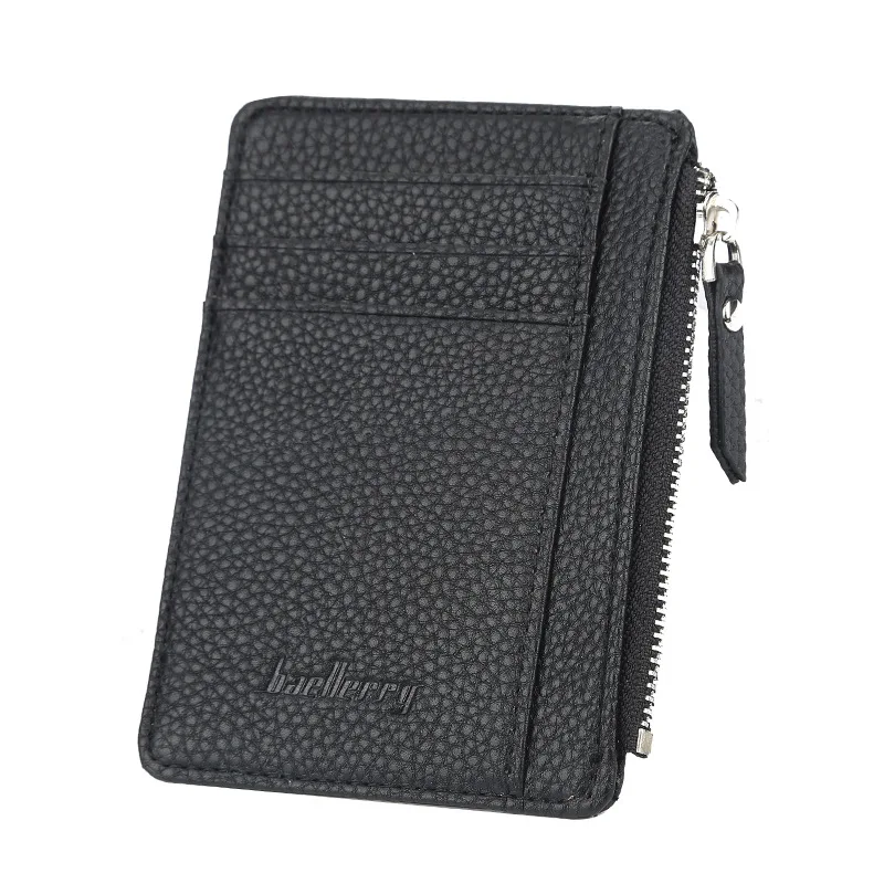 New Mini ID Card Holders Business Credit Card Holder PU Leather Slim Bank Card Case Organizer Wallet Zipper Unisex
New Mini ID Card Holders Business Credit Card Holder PU Leather Slim Bank Card Case Organizer Wallet Zipper Unisex