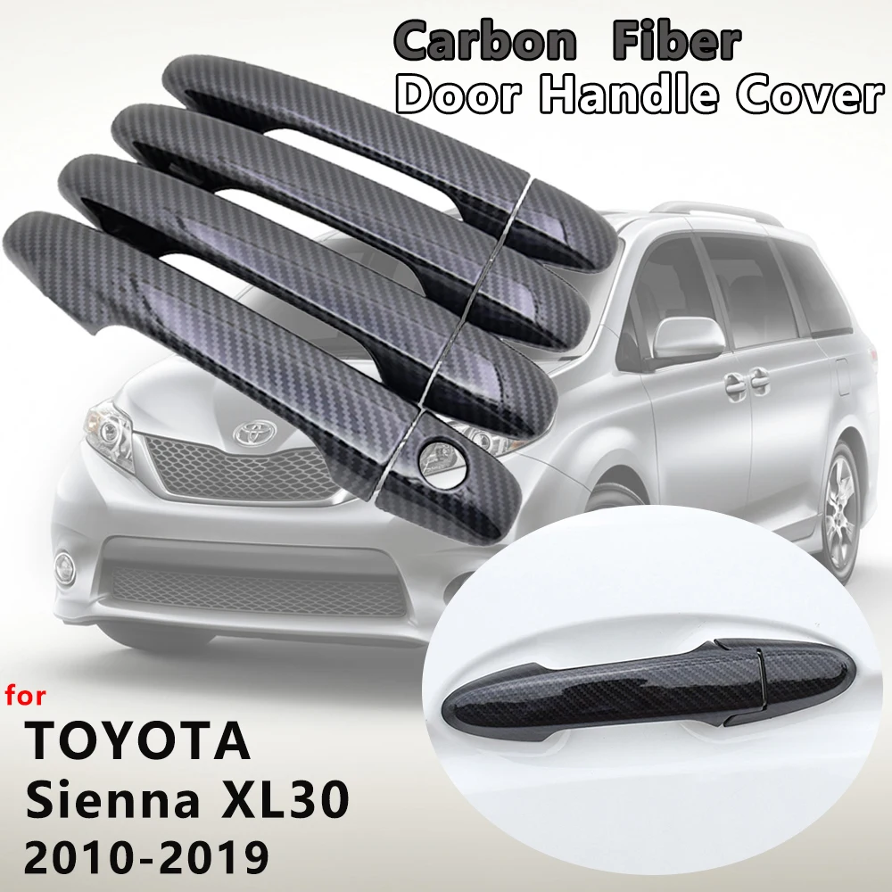 Black Carbon Fiber Door Handle Cover Catch Accessories for Toyota Sienna XL30 2010 2011 2012 2013 2014 2015 2016 2017 2018 2019
Black Carbon Fiber Door Handle Cover Catch Accessories for Toyota Sienna XL30 2010 2011 2012 2013 2014 2015 2016 2017 2018 2019