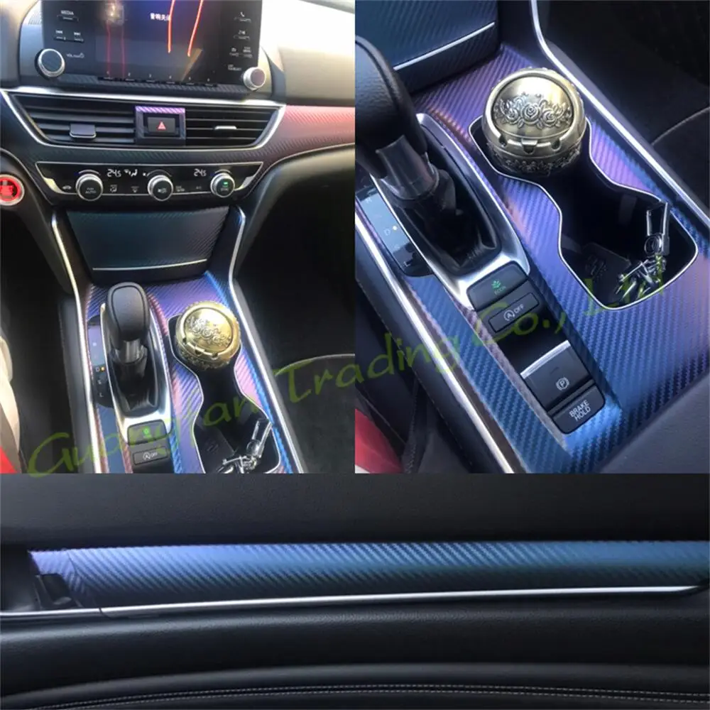 Car-Styling 3D 5D Carbon Fiber Car Interior Center Console Color Change Molding Sticker Decals For Honda Accord 10 Gen 2018-2021
Car-Styling 3D 5D Carbon Fiber Car Interior Center Console Color Change Molding Sticker Decals For Honda Accord 10 Gen 2018-2021