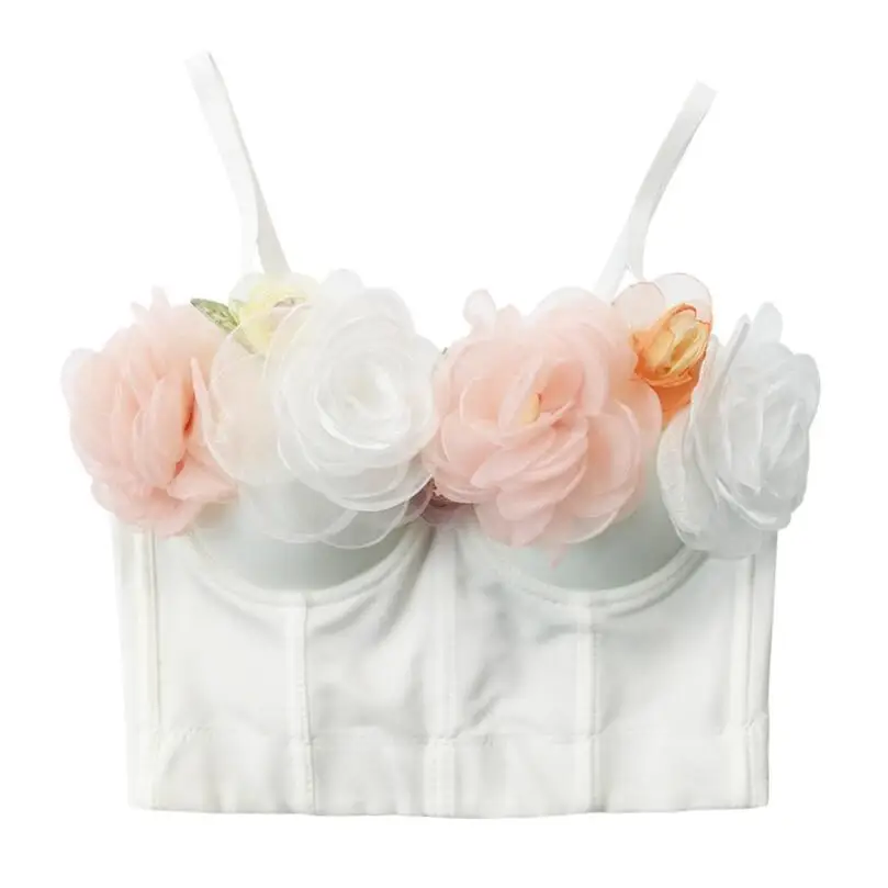 Women Patchwork Floral Camisole Underwear Sexy Backless Cropped Tube Top Corset Fashion Bustier Bra Night Club Party Tank p475
Women Patchwork Floral Camisole Underwear Sexy Backless Cropped Tube Top Corset Fashion Bustier Bra Night Club Party Tank p475