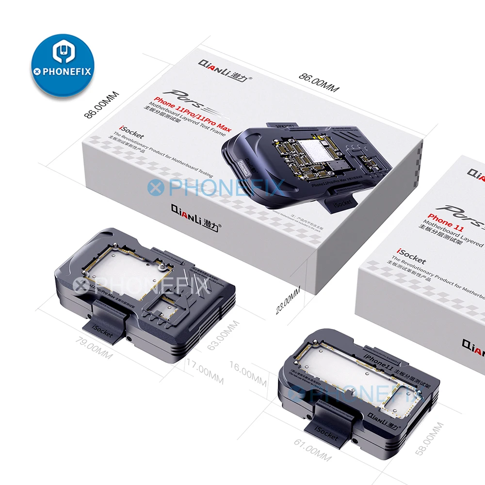 Qianli iSocket Jig Motherboard Testing Fixture For iPhone 11/11Pro/11Pro max PCB Separating Upper and Lower Motherboard Test Jig
Qianli iSocket Jig Motherboard Testing Fixture For iPhone 11/11Pro/11Pro max PCB Separating Upper and Lower Motherboard Test Jig